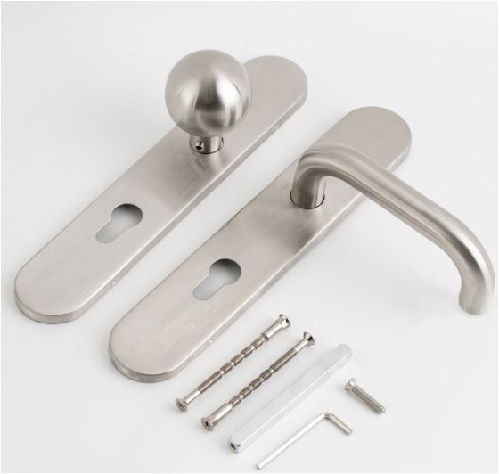Kívül fix gombos,belül rugós kilincses pajzs, YH-D90L-85